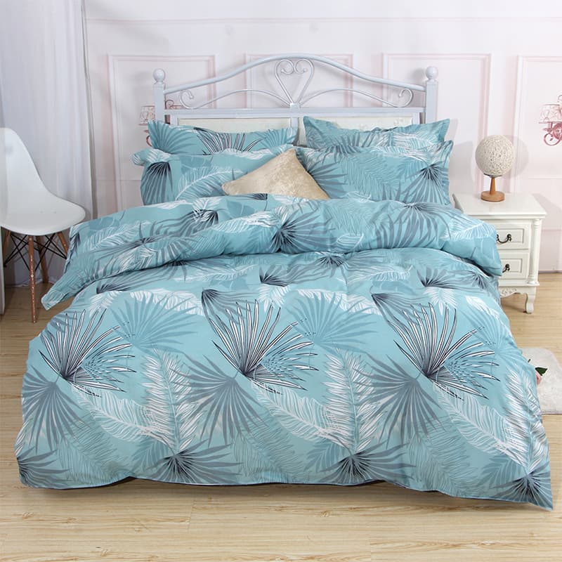 Ins Style 4-Piece Dormitory Bedding Set, Single 3-Piece Set, Twill Printed Bedding Kit, Bed Supplies, Drop Shipping