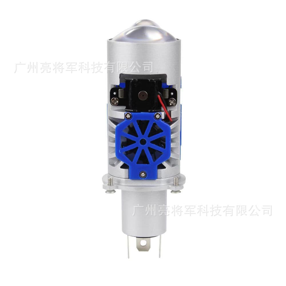 Cross-border Hot Y1 Lens with Motor Headlight LED Car Light Lens Fish Eye Light H4 Bi-LED Lens Headlamp