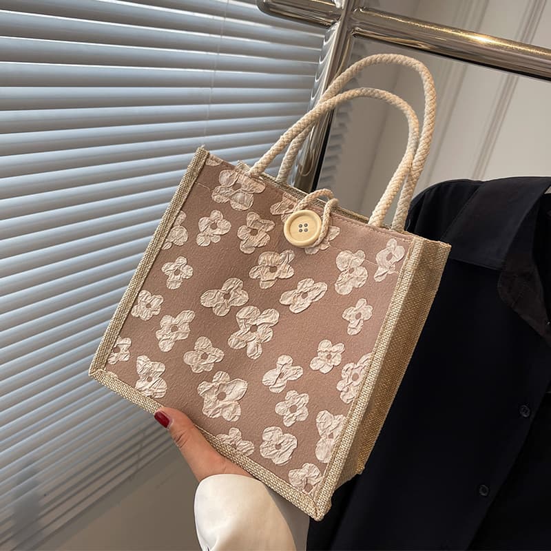 Women's Summer 2023 New Lunch Bag Tote Ins Style Handbag for Work and Outings