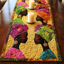 Cross-border New Independent Station Temu Digital Printing Quilted Table Runner Printed Living Room Dining Table Personalized Decoration