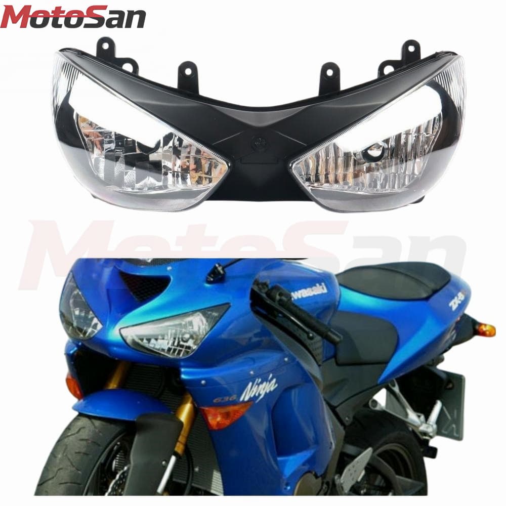 Suitable for Kawasaki ZX-6R ZX6R 636 05-06 assembly front headlight motorcycle headlight