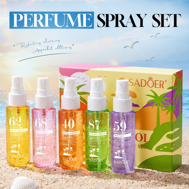 Full English perfume SADOER alcohol-free perfume spray set fresh fragrance portable perfume cross-border