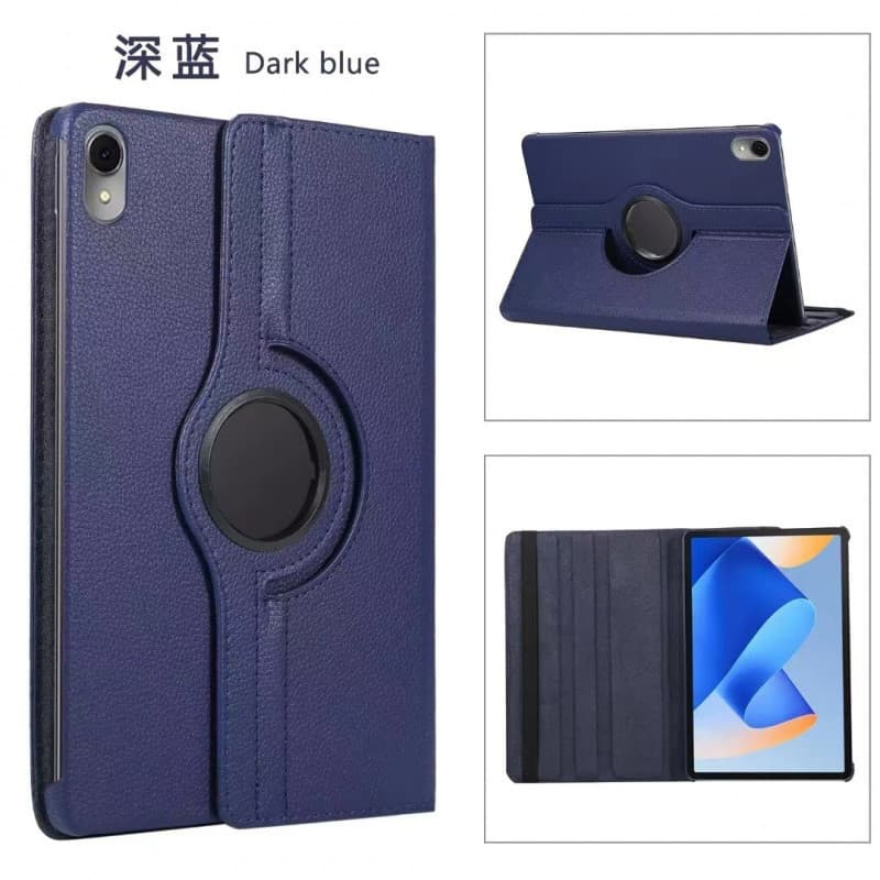 Cross-border Compatible 2025 New iPad A16 Portrait and Landscape Tablet Case iPad11 Pebble Grain Rotating Flip Case