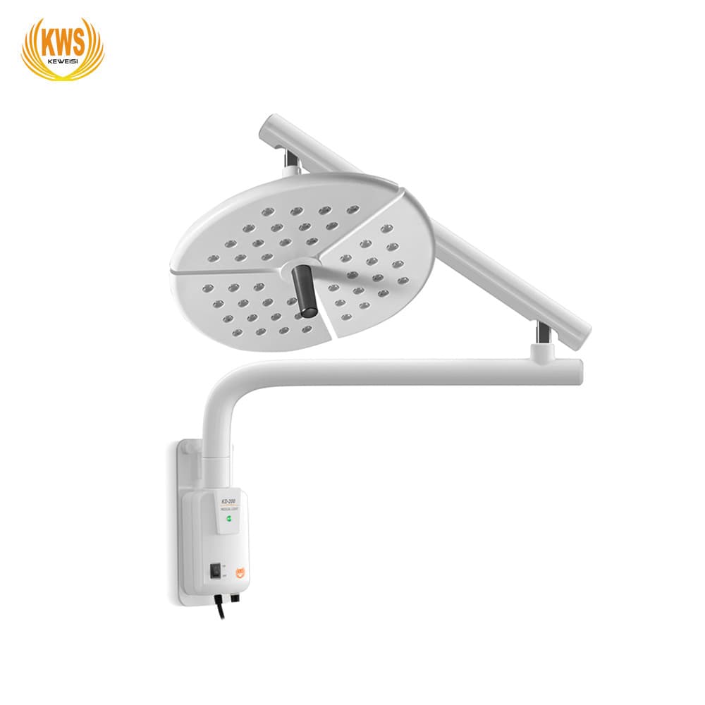 400mm wall-mounted medical examination light for minimally invasive dental clinics, cosmetic surgery, and pet examinations/surgery.