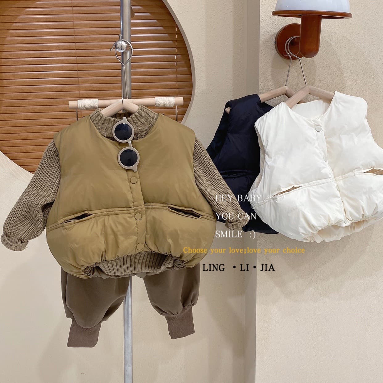 Girls' Vest Autumn and Winter 2025 New Stylish Baby Girl Padded Vest Thickened Sleeveless Vest