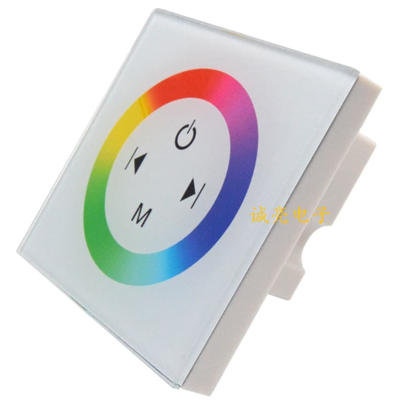 LED light bar touch panel controller RGB light bar panel control tempered glass 86 wall panel
