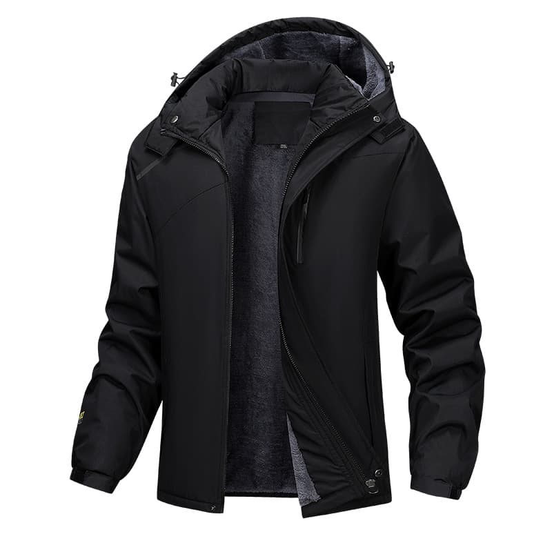 Men's winter cotton-padded coats for middle-aged and elderly men, with fleece lining and extra thick, are suitable for fathers and grandfathers.