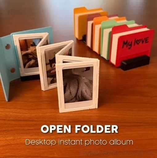 Cross-border Creative Hot Selling New Desktop Instant Photo Album Folder