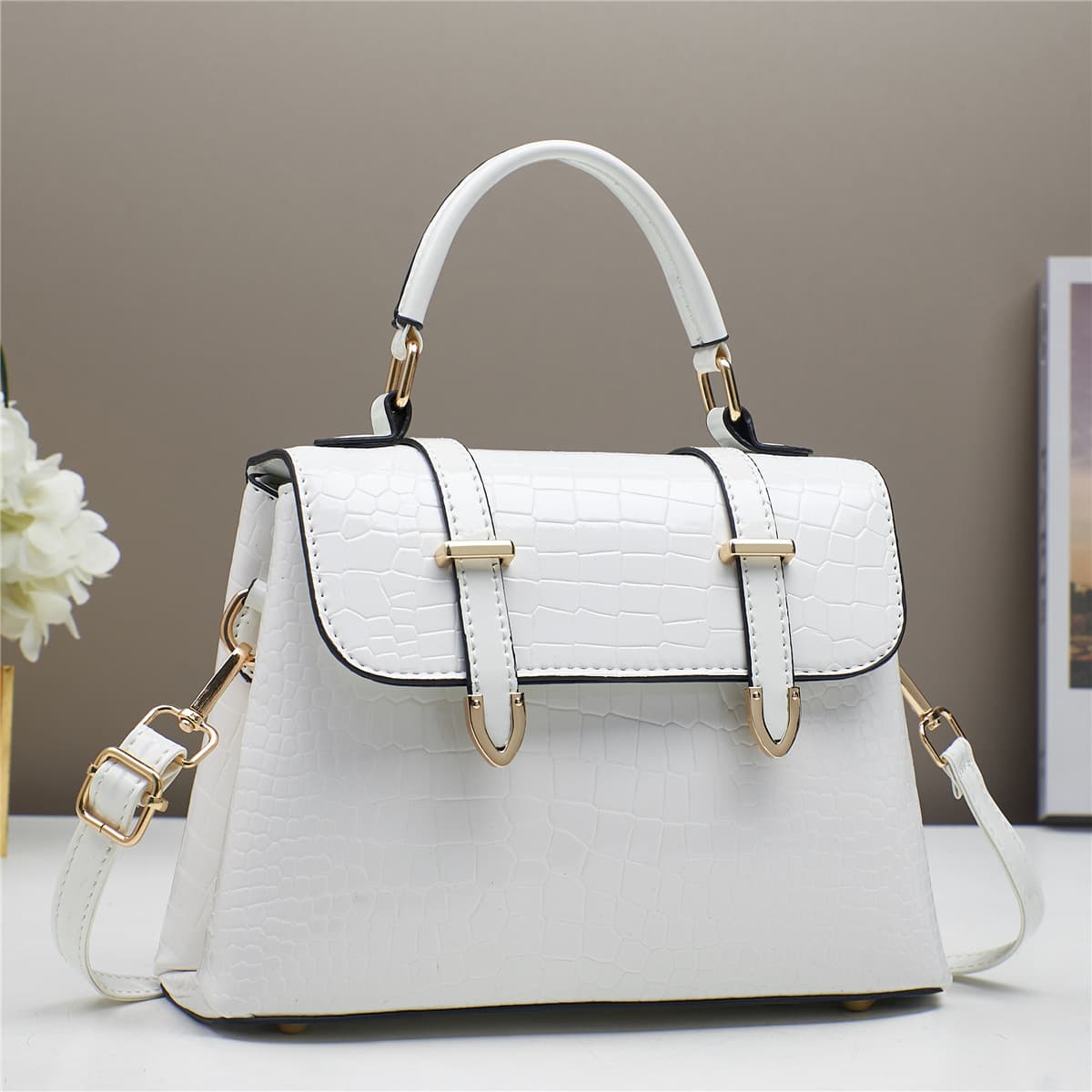2024 New Fashion Women's Structured Bag, Stylish and Elegant Shoulder Handbag Crossbody Bag, Drop Shipping