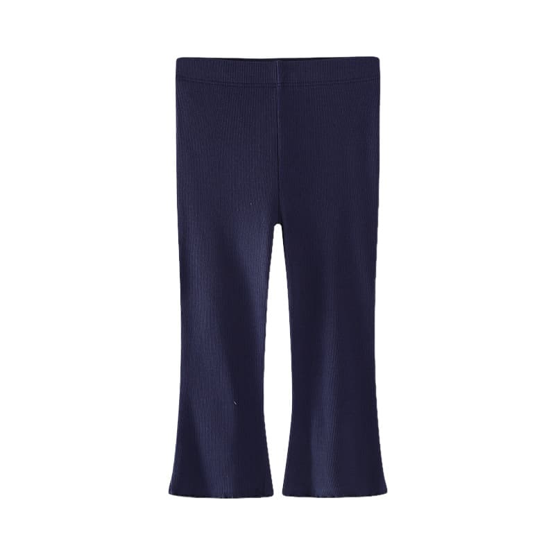 Spring Autumn Kids Leggings Solid Colors Stretch Girls' Long Pants Skinny Flared Leggings Wholesale