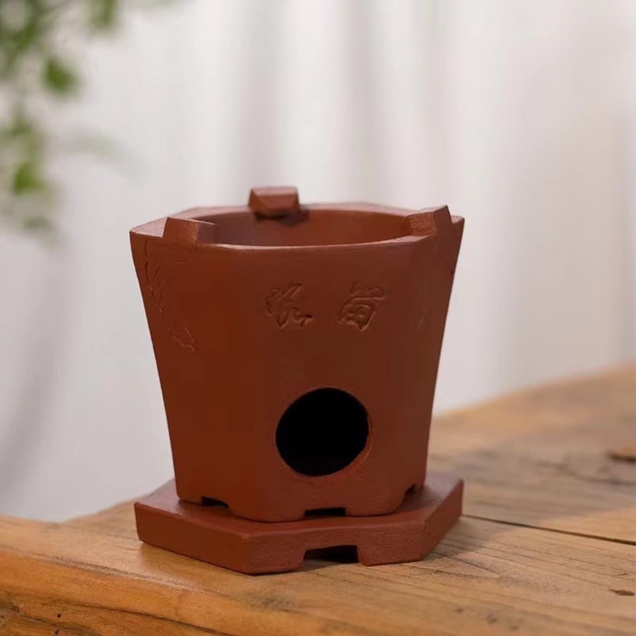 Chaozhou retro charcoal stove for tea brewing, charcoal stove for tea brewing, Chaoshan Kung Fu tea stove, high temperature resistant and crack-resistant small stove