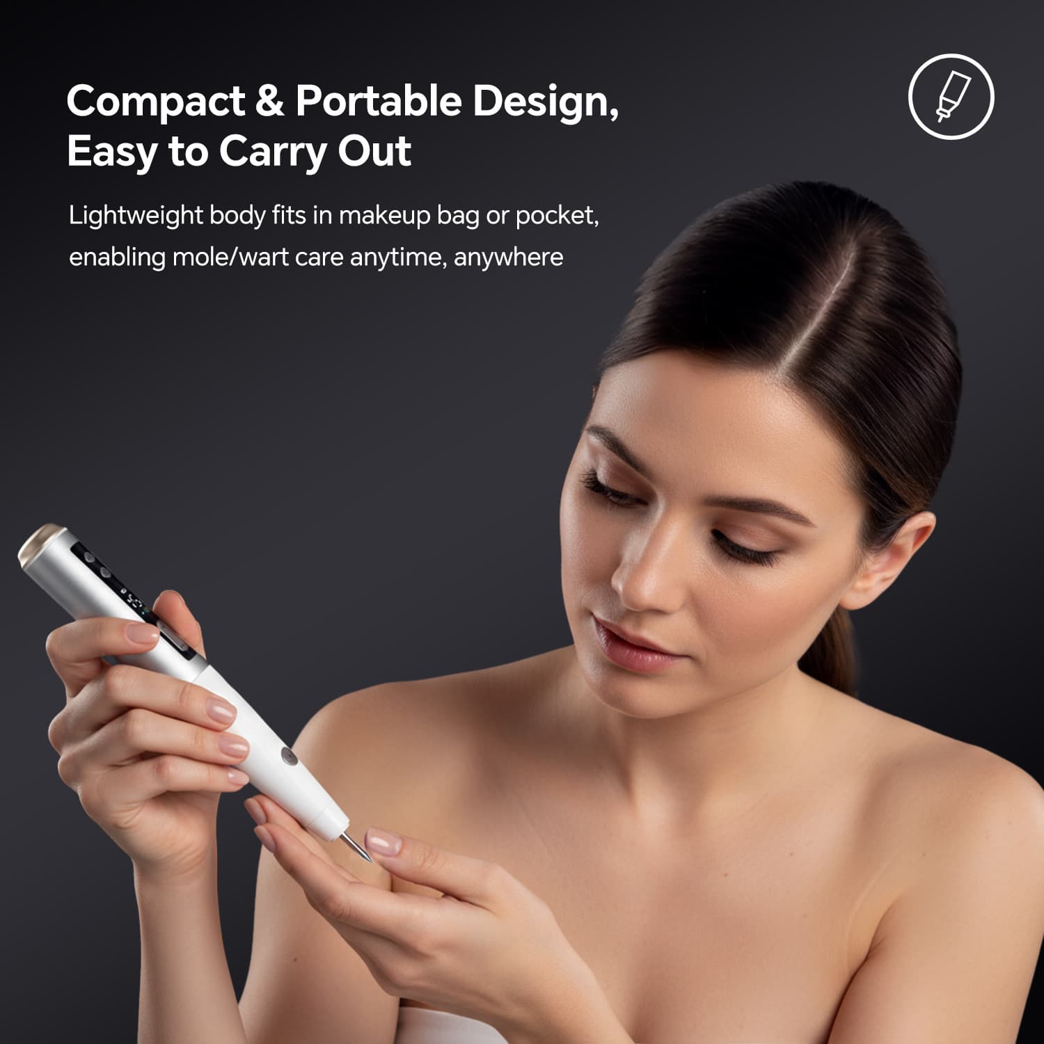 Home Mole Removal Pen, Laser Spot Removal Pen for Beginners, Wart Removal Beauty Device, Painless Freckle Removal