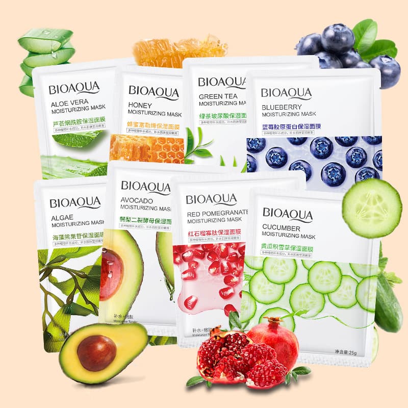 Cross-border hot style BIOAOUA moisturizing mask, moisturizing, gentle and moisturizing mask, essence mask, skin care