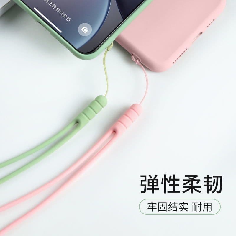 Silicone Lanyard Creative Wrist Strap Speaker USB Drive Short Sling Hydration Meter Liquid Feel Silicone Phone Lanyard