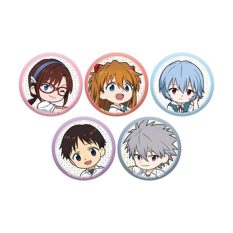 Neon Genesis Evangelion EVA Roppongi Limited Polka Dot Badge Ayanami Rei Pin Asuka Merchandise 58