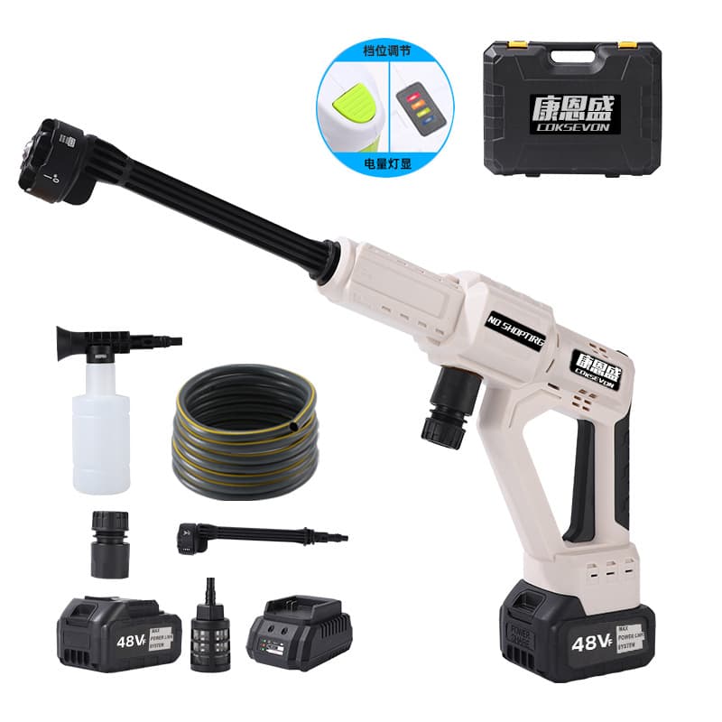 Cross-border high-pressure wireless car wash machine car wash pump special water grab portable brushless lithium battery lithium battery portable