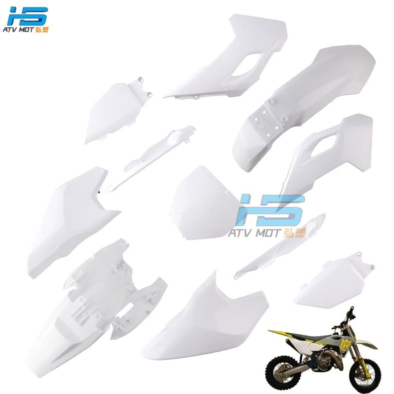 2026 model suitable for KTM65 off-road motorcycle shell plastic parts H65 Xiao Husi shell exterior plastic parts