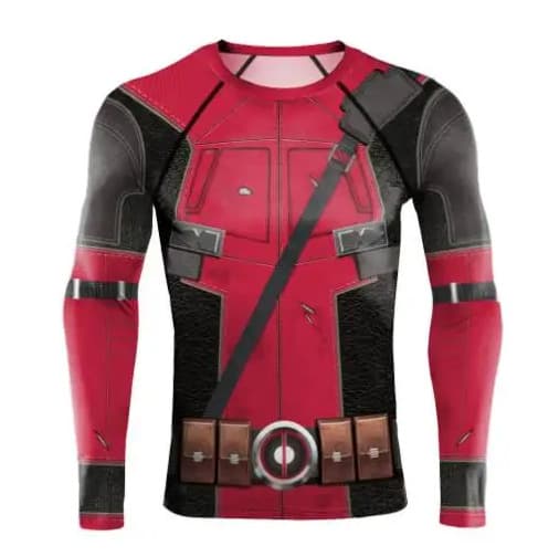 Cross-border Summer New Arrival Marvel Superhero Series 3D Digital Print Men's T-Shirt Long Sleeve Top