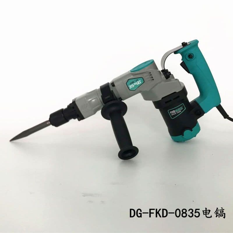 Professional Single-Use Electric Pick Model 0810, Lightweight for Water and Electricity Grooving, High-Power Concrete Work with All-Copper Wiring
