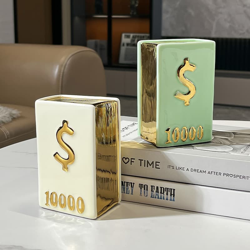 Wholesale Yi Ben Wan Li Bookend Ornament Living Room Entryway TV Cabinet Home Decoration Ceramic Desktop Bookend
