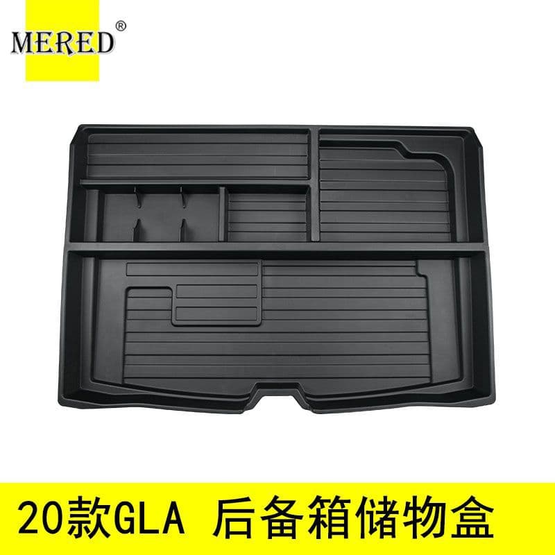 For Mercedes-Benz 2020 GLA Trunk Toolbox Storage Box Organizer Car Interior Modification Accessories