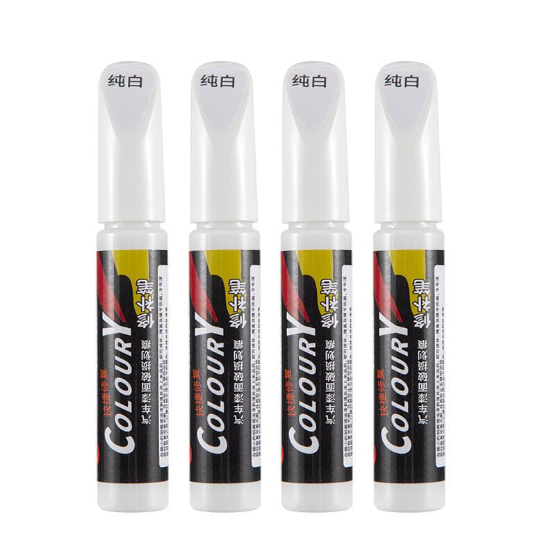 Car Touch-Up Paint Pen - Scratch Repair Tool for Deep Paint Finish, Pearl White and Black Colors