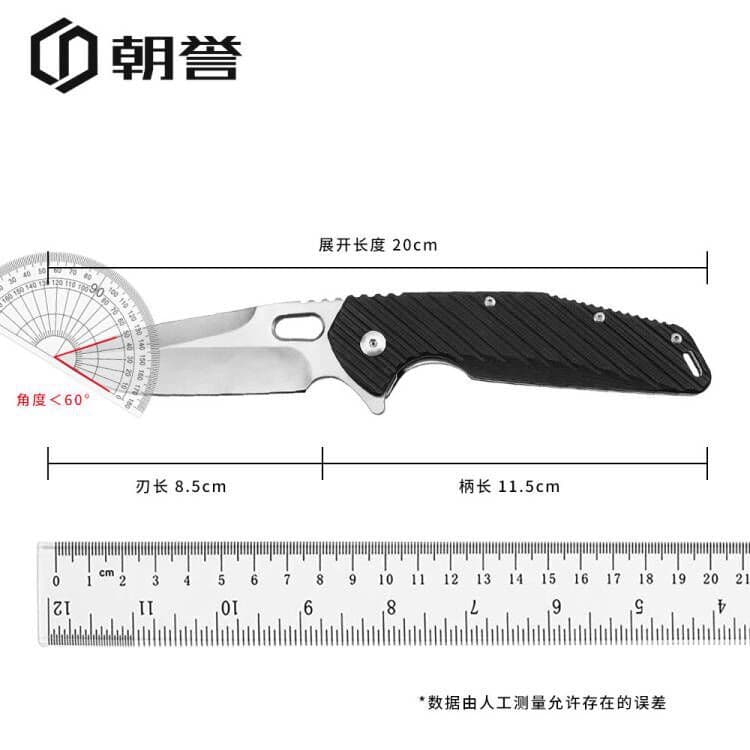 Factory Direct Folding Knife G10 Handle Full Steel Self-Defense Heavy Duty Outdoor Tactical Hunting Knife Quick-Open High Quality Folding Knife