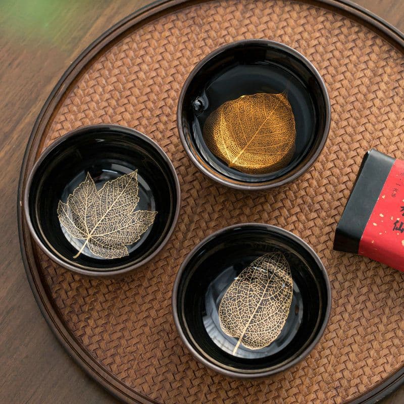 Jianzhan Master Cup Kiln Transformation Teacup Ceramic Kung Fu Tea Set Tasting Cup Household Chinese Small Tea Bowl Tea Cup Single Cup