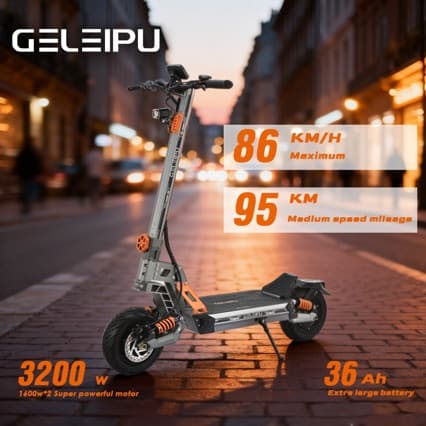 Cross-border Adult Off-road Electric Scooter 11-inch Foldable High-speed Power Station Riding Two-wheel Commuter