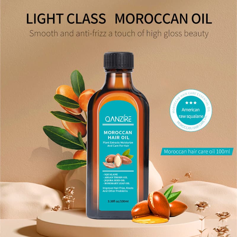 Cross-border Full English Morocco Hair Care Oil Smooth Leave-in Hair Oil Genuine