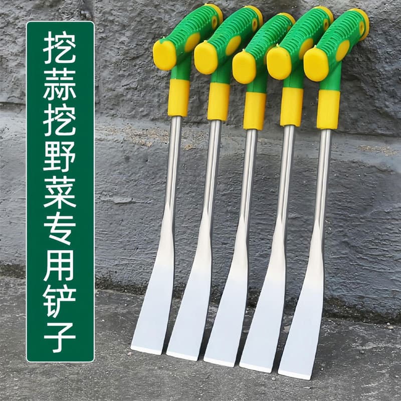Factory Wholesale Garlic Digging Shovel Garden Loosening Spade Small 3-Fen Trowel for Shepherd's Purse and Wild Vegetables Stainless Steel Farm Tool