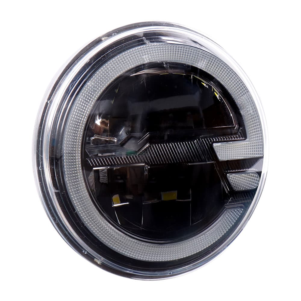 Round 7 Inch Jeep LED Headlight Compatible with 2007-2017 Jeep JK Modification with DOT Certification Cross-Border Supply