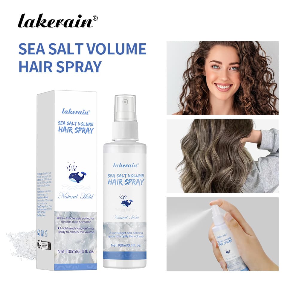 lekarain Cross-Border Sea Salt Hair Spray, Moisturizing and Smoothing Hair, Sea Salt Spray