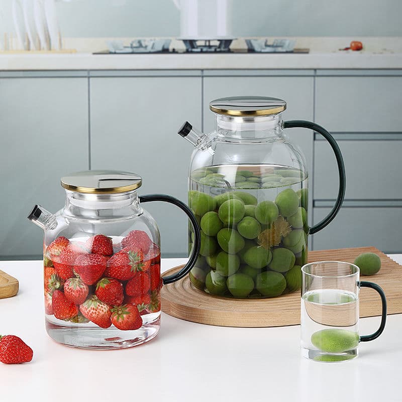 Heat-Resistant Glass Bottles for Brewing Fruit Wine, Plum, and Red Wine at Home