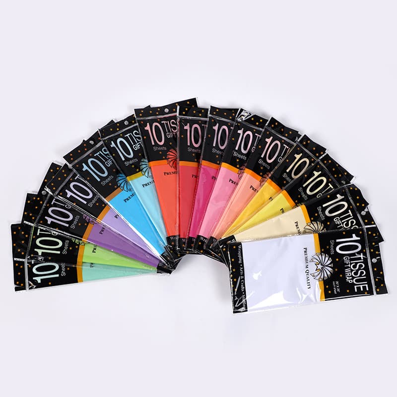 14g Colored Tissue Paper for Clothing Lining, Wedding Decoration, Thin Wrapping Paper