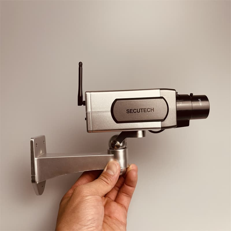 Dummy Camera Fake Surveillance Model Human Body Induction Rotatable with LED Flash DUMMYCAMERA Camera