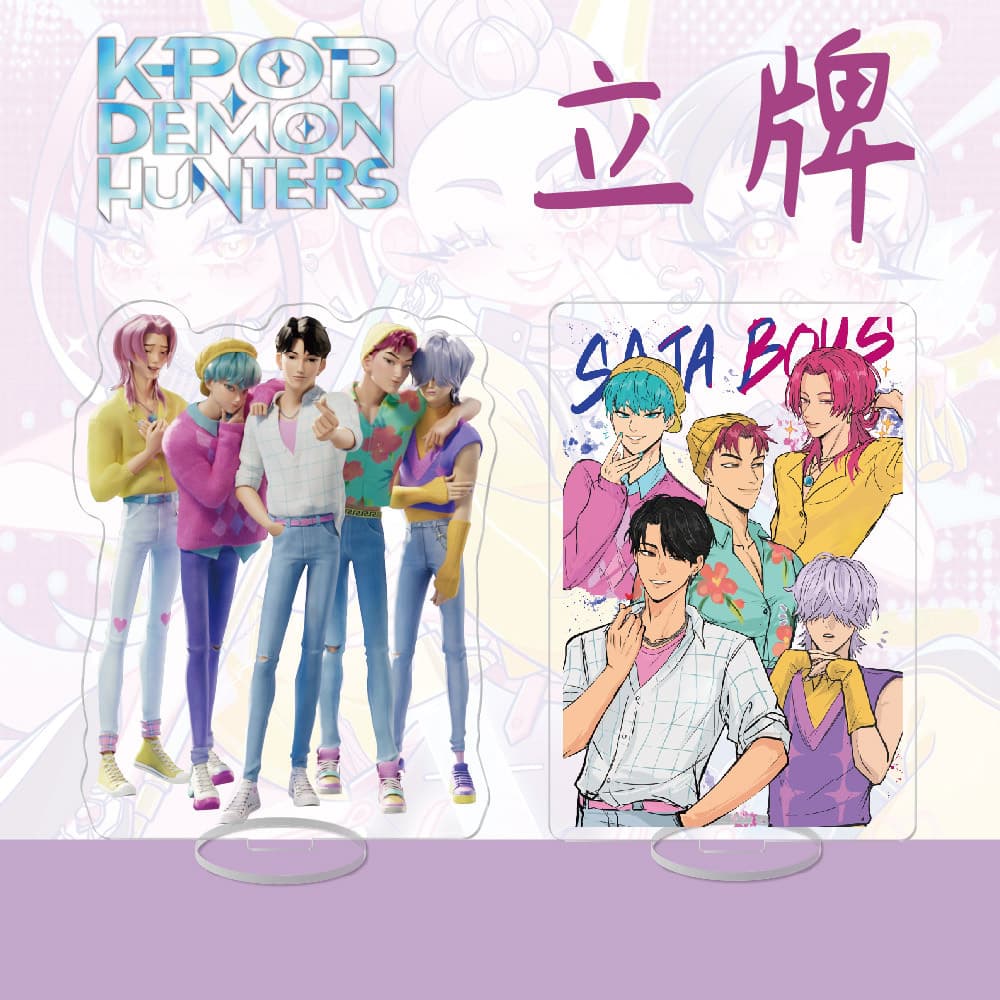 Acrylic Standee Kpop Demon Hunters Merch Creative Campus Desktop Decoration Gift