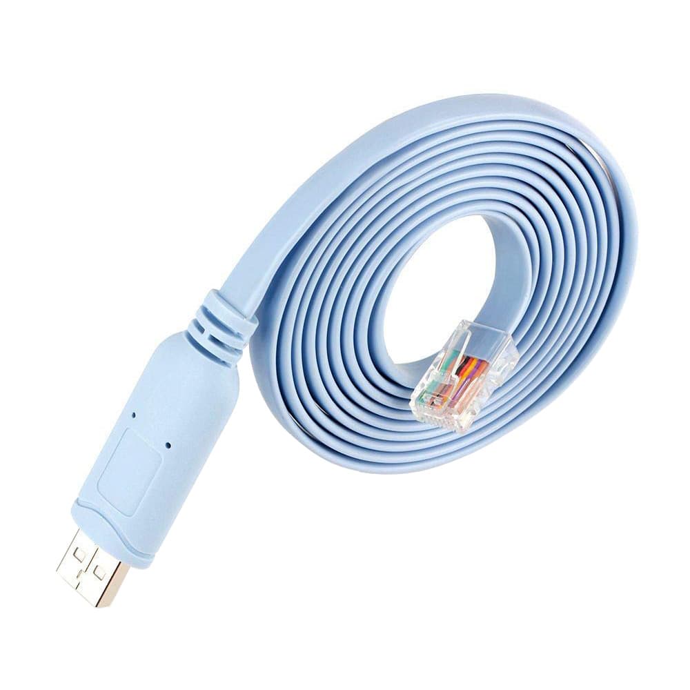 Console Debug Cable USB to RJ45 Serial Cable for H3C Huawei Cisco Switches Routers