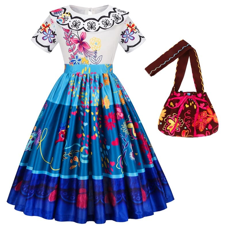2025 Magic Full House Girls Princess Dress Isbela cosplay Amazon Foreign Trade Dress Mirabei Children's Dress