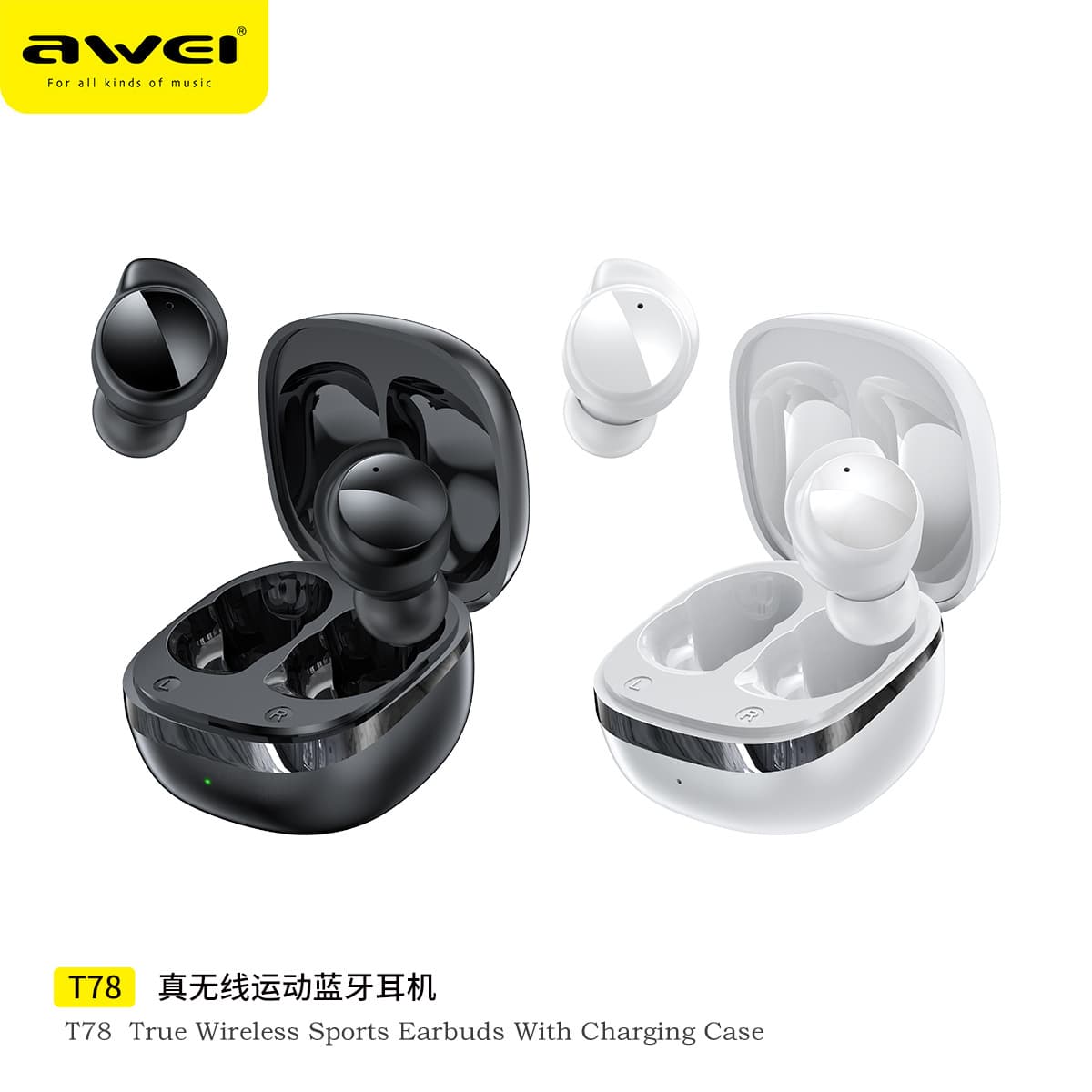 Yongwei Sports Bluetooth Earbuds 2026 New Model True Wireless In-Ear Cost-Effective Gaming Music Cross-Border Earbuds