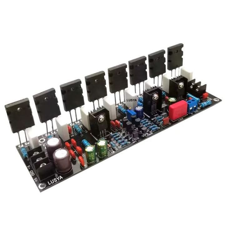 Upgraded Mono 400W Tube 5200+1943 20V-90V HIFI High-Power Audio Amplifier