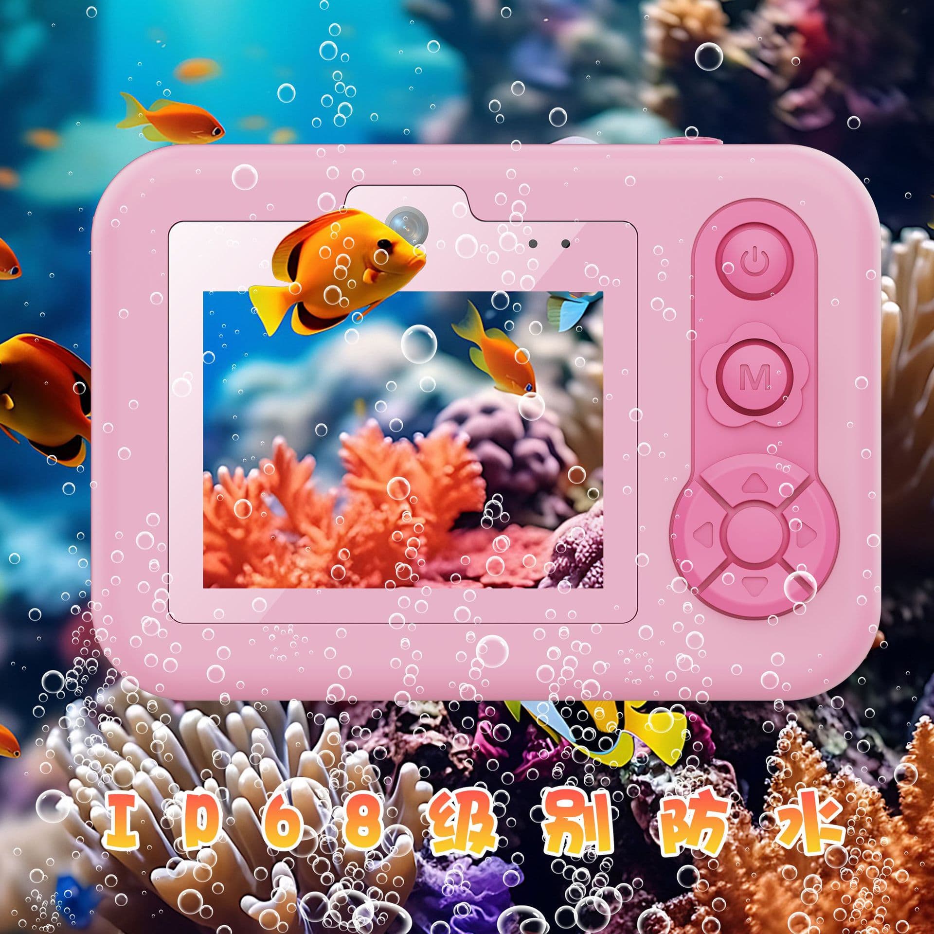 Foreign Trade Ali International Amazon Hot-selling Children's Camera Mini DSLR Underwater Sports Digital Camera
