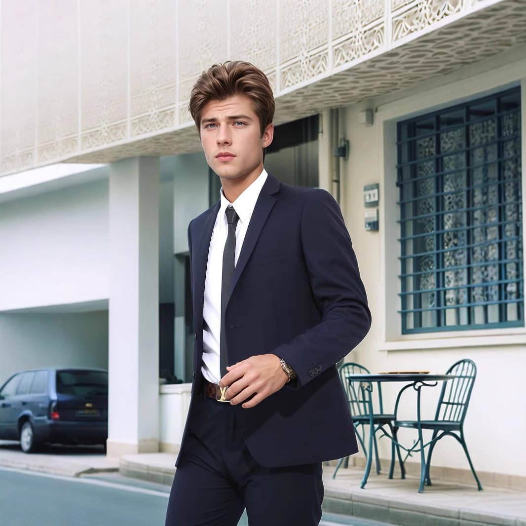 Men's suit suit, business formal top, vest, trousers, three-piece suit, slim business suit, black gray dark blue