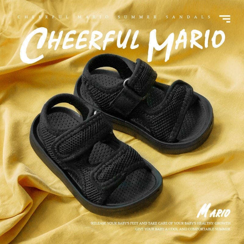 Fashion Beach Girl Sandals, Casual Slippers, Korean Style Baby Summer Breathable Cloth Children's Non-Slip, Wholesale