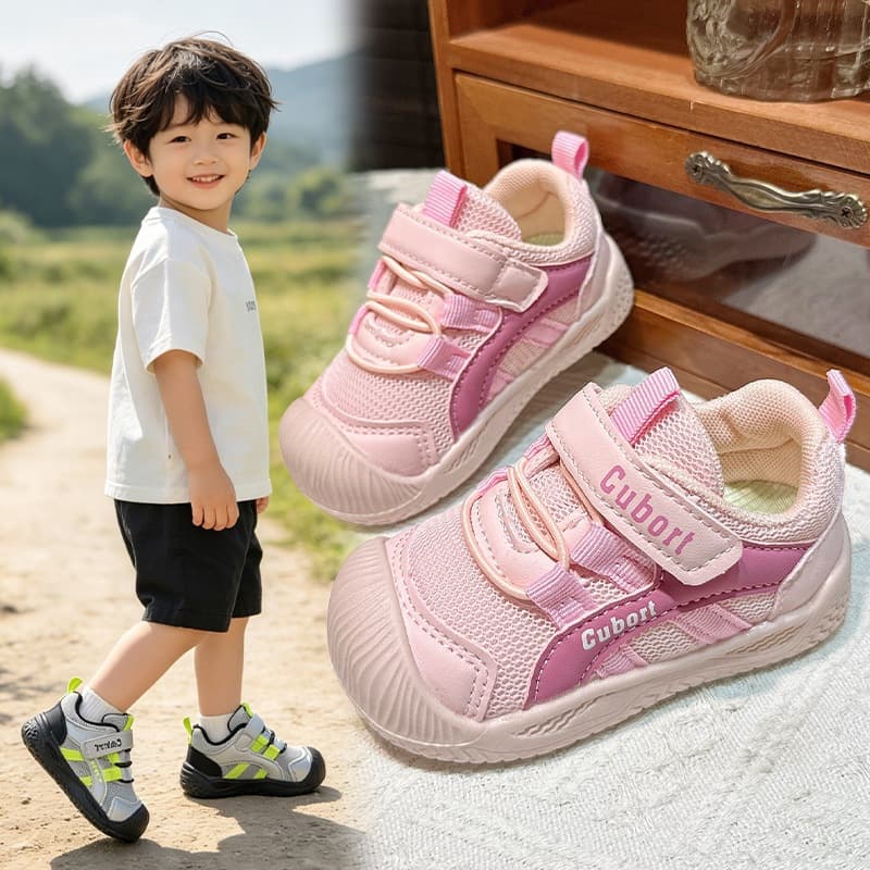 Baby Walking Shoes for Boys, Spring and Summer Infant Shoes, Soft Sole Baby Sandals, Functional Shoes for 1-3 Year Old Girls