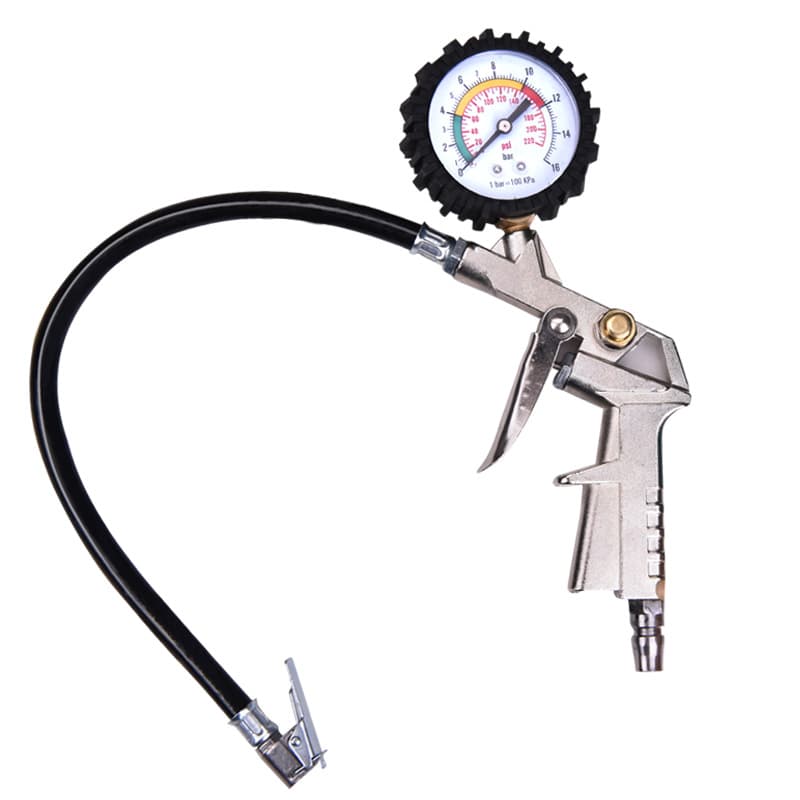 Manufacturer Wholesale Car Tire Pressure Gun Pressure Monitoring Gauge Tire Pressure Tester Inflator Gauge
