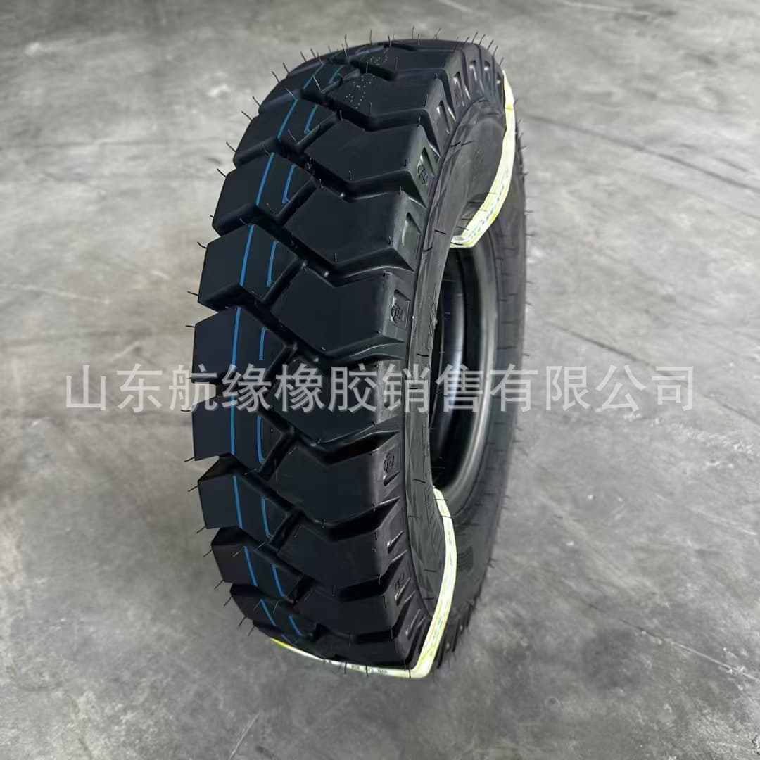 Inflatable forklift tires 4.00-8, 5.00-8, 18*7-8, 6.00-9, 6.50-10 NHS industrial vehicle tires.