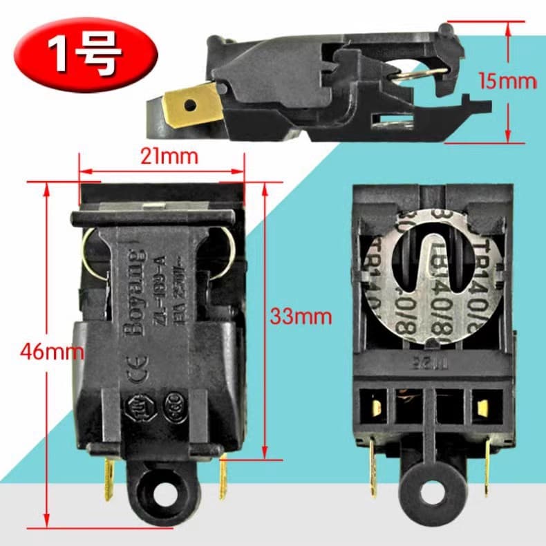 Electric Kettle Switch Parts, Thermostat Switch, Kettle Switch Parts, Steam Switch, Auto Power Off, Universal