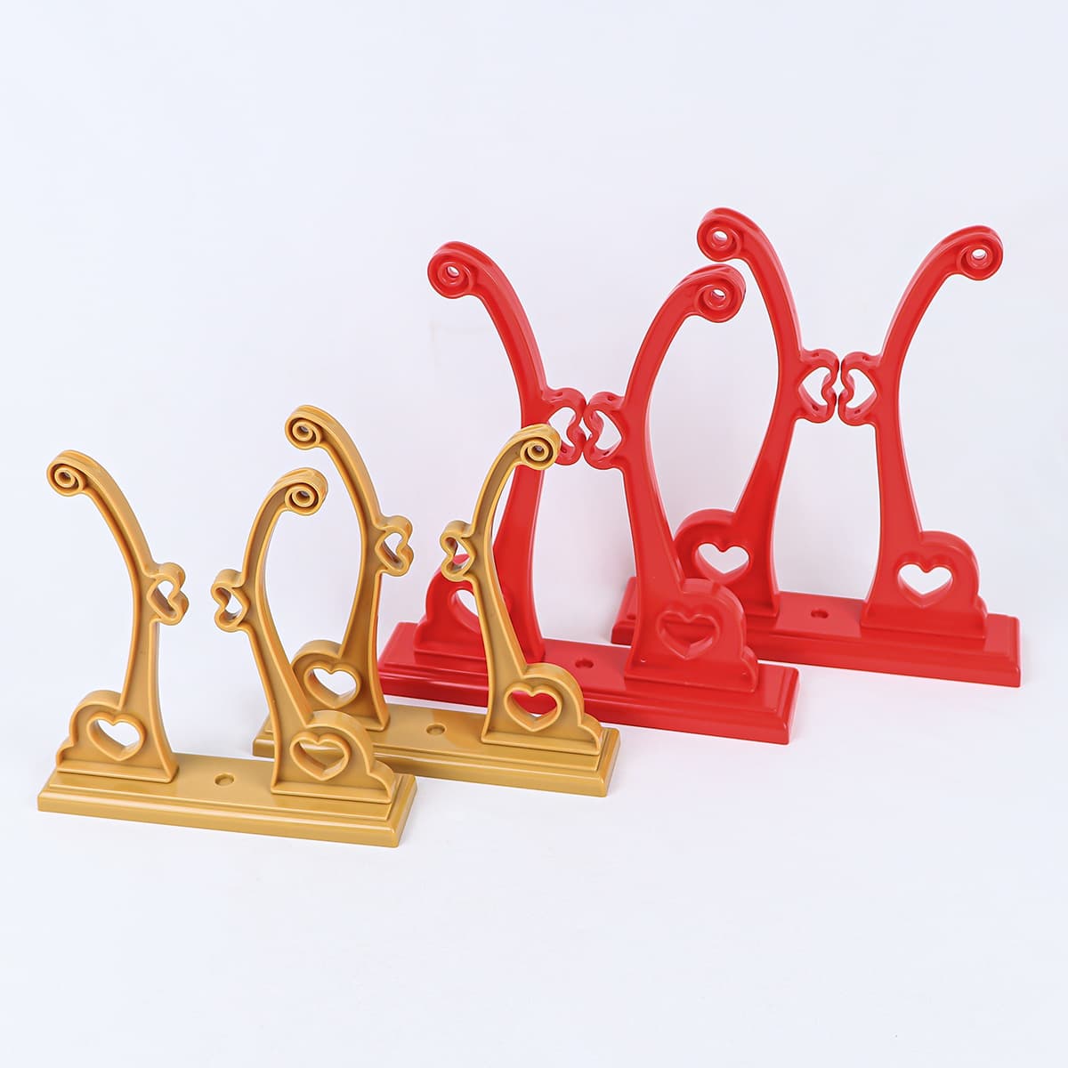 Ancient Round Fan Stand, Palace/Folding Fan Plastic Support, Chinese-style Round Fan Display, Wedding Wholesale