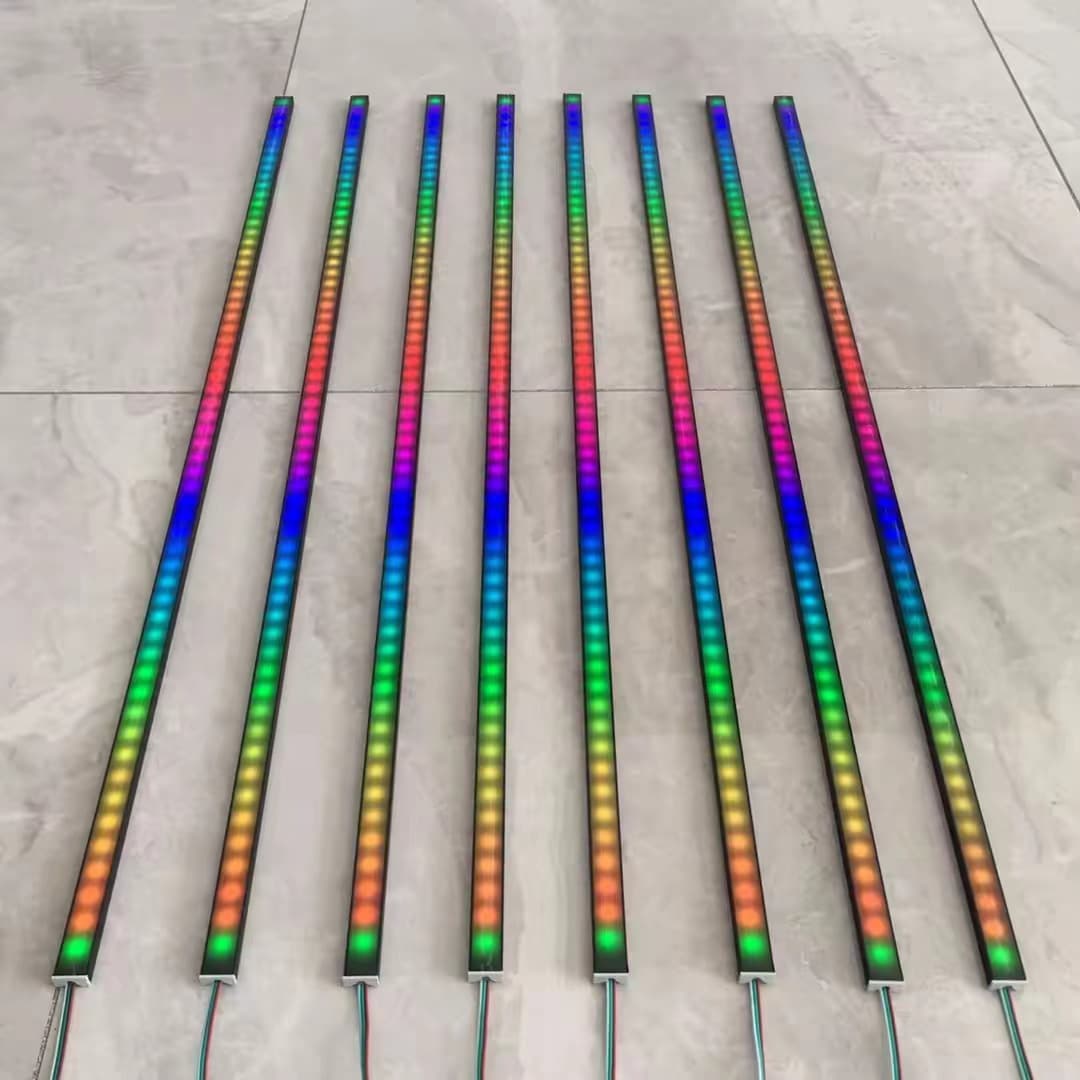 RGB Voice Control Music Rhythm Light Aluminum Alloy Music Spectrum Running Knight Car Home Commercial Atmosphere Light